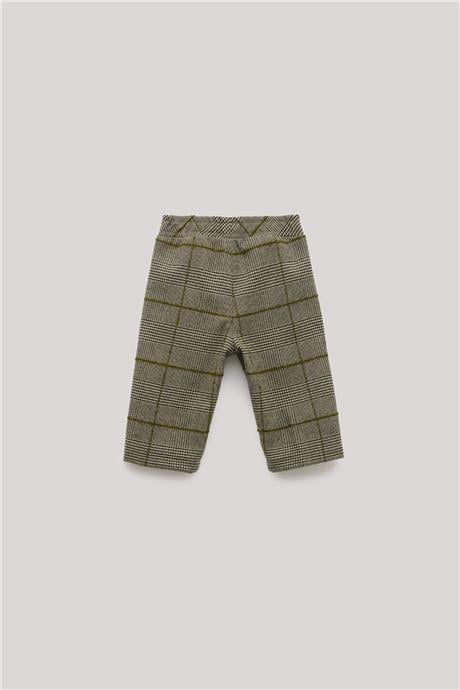 Layette Erkek Bebek Ekose Pantolon