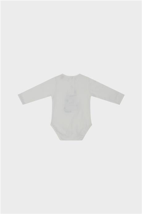 Layette Erkek Bebek Ekru Body
