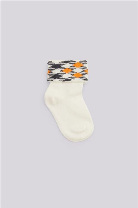 Layette Erkek Bebek Ekru ÇorapLayette Erkek Bebek Ekru Çorap