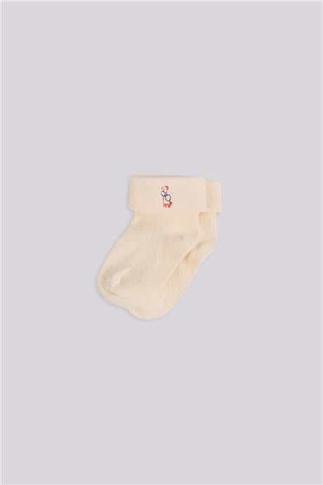 Layette Erkek Bebek Ekru ÇorapLayette Erkek Bebek Ekru Çorap