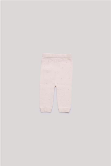 Layette Erkek Bebek Ekru Eşofman Altı