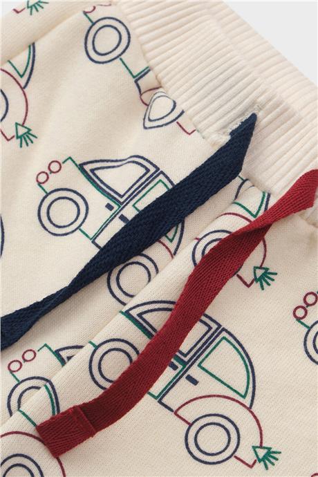 Layette Erkek Bebek Ekru Eşofman Altı