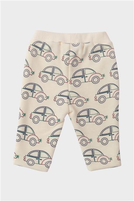 Layette Erkek Bebek Ekru Eşofman Altı