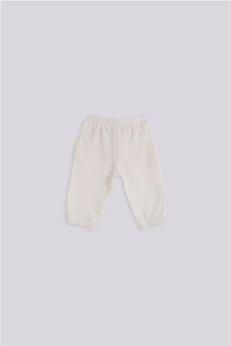 Layette Erkek Bebek Ekru Eşofman AltıLayette Erkek Bebek Ekru Eşofman Altı