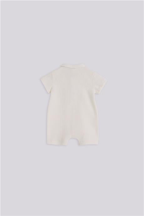 Layette Erkek Bebek Ekru TulumLayette Erkek Bebek Ekru Tulum