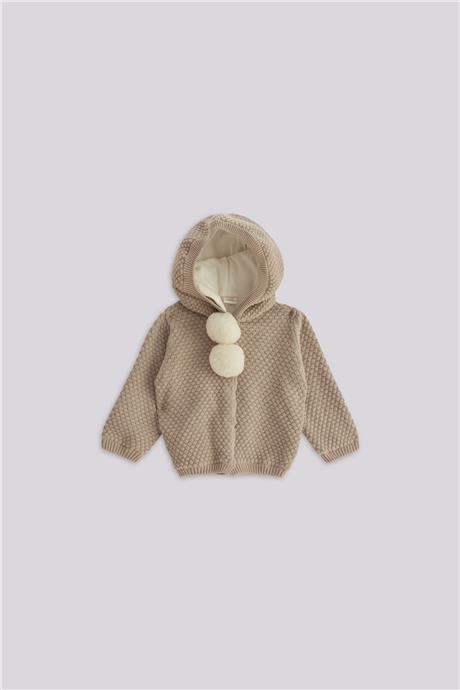 Layette Erkek Bebek Gri HırkaLayette Erkek Bebek Gri Hırka