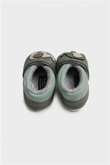 Layette Erkek Bebek Gri Patik