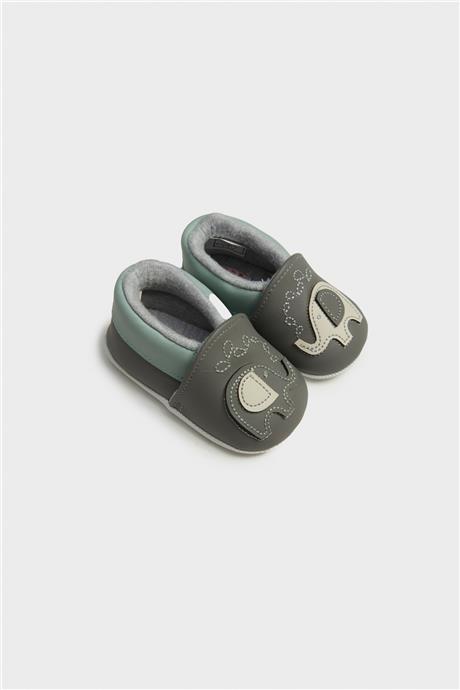 Layette Erkek Bebek Gri Patik