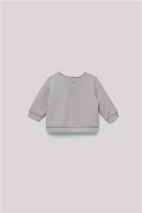 Layette Erkek Bebek Gri Sweatshirt