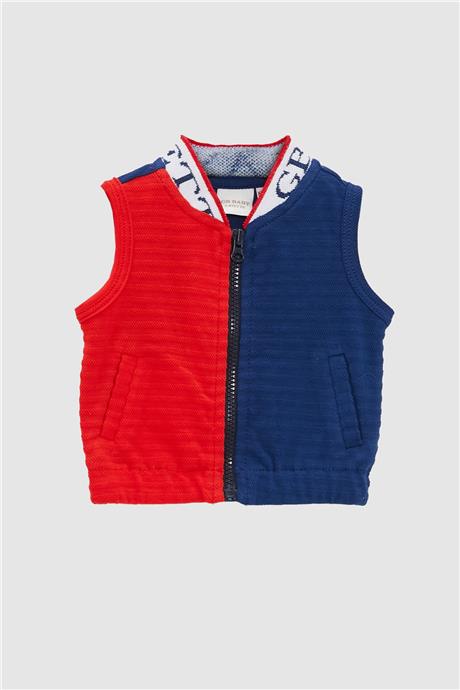 Layette Erkek Bebek Lacivert Yelek