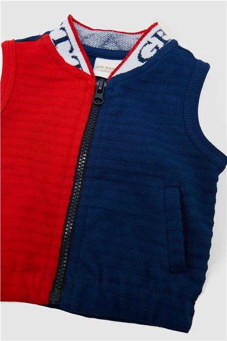 Layette Erkek Bebek Lacivert Yelek
