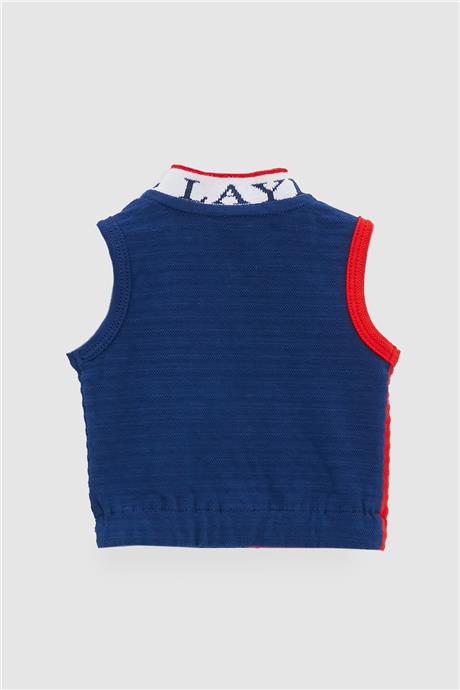 Layette Erkek Bebek Lacivert Yelek