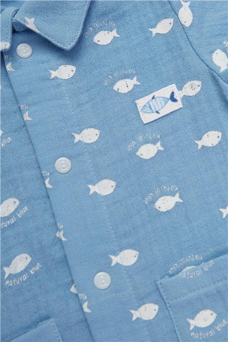 Layette Erkek Bebek Mavi Takım ve Setler