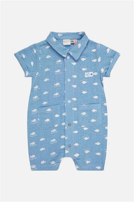 Layette Erkek Bebek Mavi Takım ve Setler