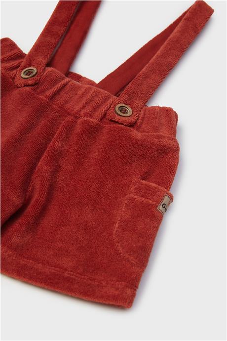 Layette Erkek Bebek Oranj Şort