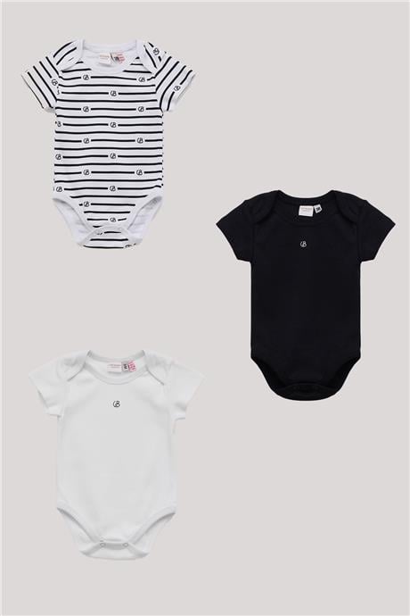 Layette Erkek Bebek Renkli Body