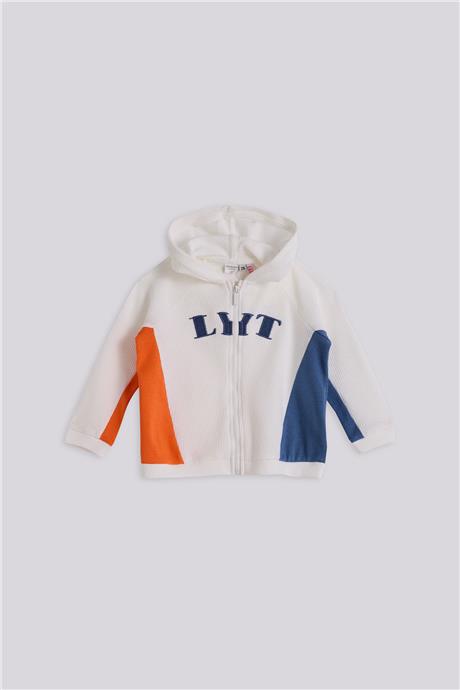 Layette Erkek Bebek Renkli Eşofman ÜstüLayette Erkek Bebek Renkli Eşofman Üstü