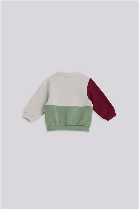Layette Erkek Bebek Renkli Eşofman ÜstüLayette Erkek Bebek Renkli Eşofman Üstü
