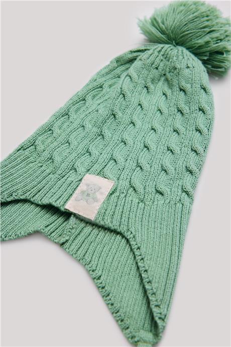 Layette Erkek Bebek Yeşil Bere