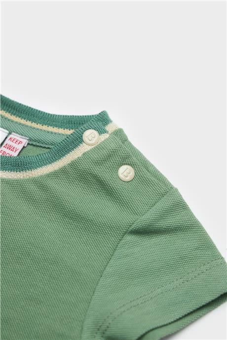 Layette Erkek Bebek Yeşil Body