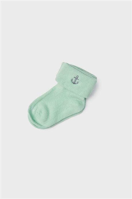 Layette Erkek Bebek Yeşil Çorap