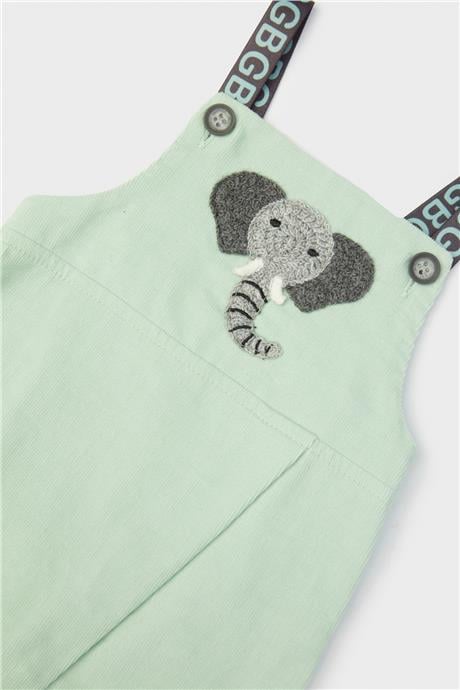 Layette Erkek Bebek Yeşil Salopet