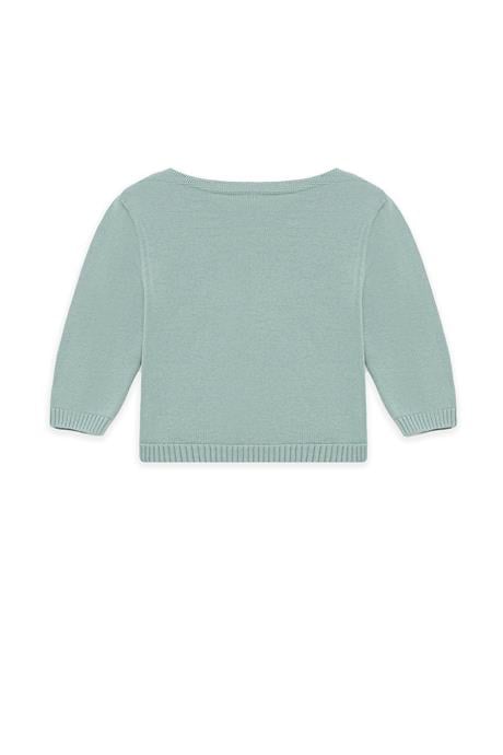 Layette Baby Boy Green Knitwear SetLayette Baby Boy Green Knitwear Set