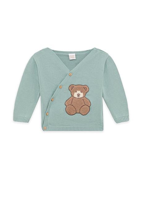 Layette Baby Boy Green Knitwear SetLayette Baby Boy Green Knitwear Set