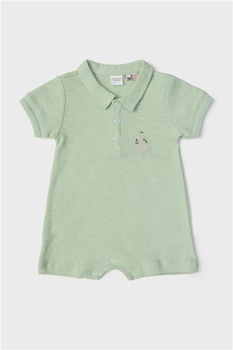 Layette Erkek Bebek Yeşil Tulum