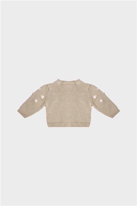 Layette Kız Bebek Bej Hırka