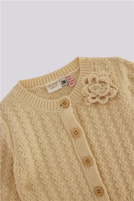 Layette Kız Bebek Bej HırkaLayette Kız Bebek Bej Hırka