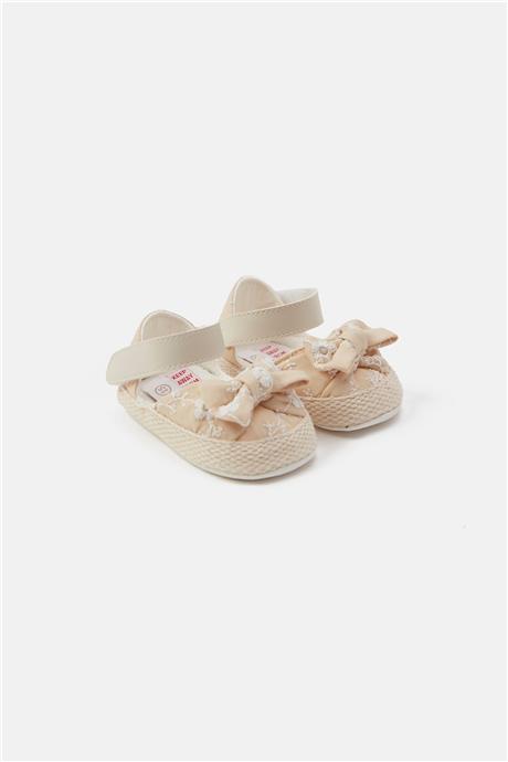 Layette Kız Bebek Bej Patik