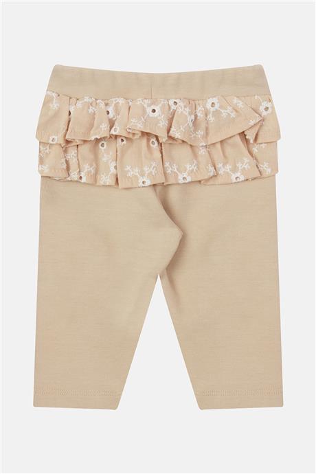Layette Kız Bebek Bej Tayt