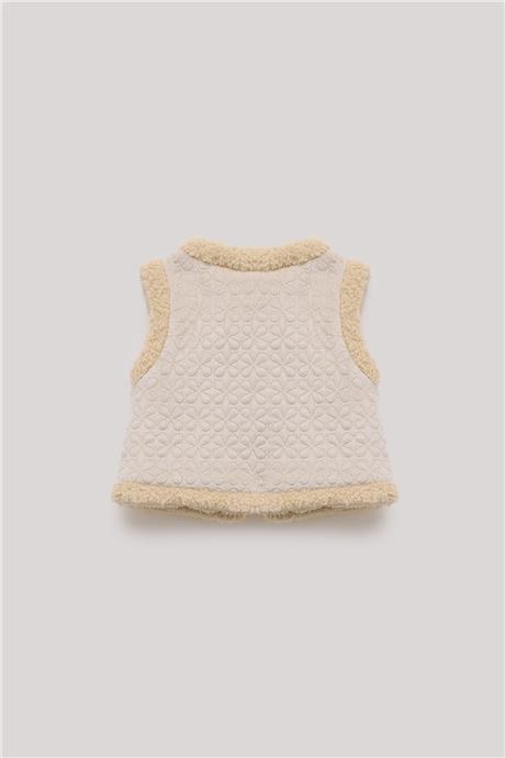Layette Kız Bebek Bej Yelek