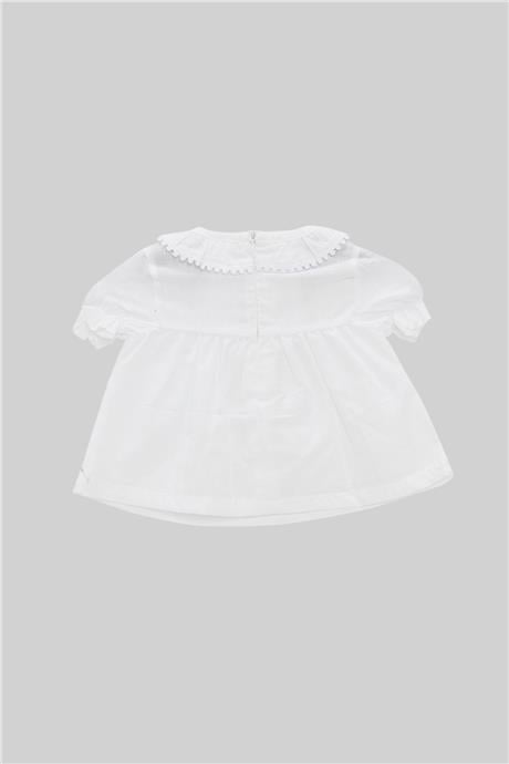 Layette Kız Bebek Beyaz Bluz