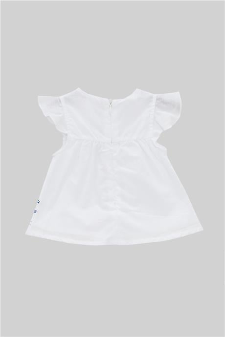 Layette Kız Bebek Beyaz Bluz