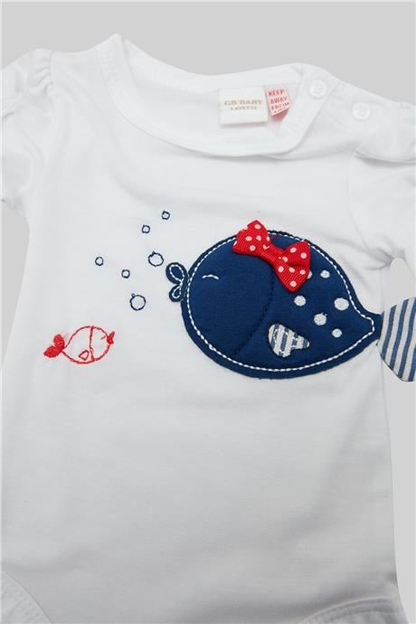 Layette Kız Bebek Beyaz Body