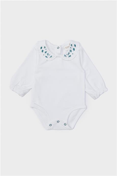 Layette Kız Bebek Beyaz Body