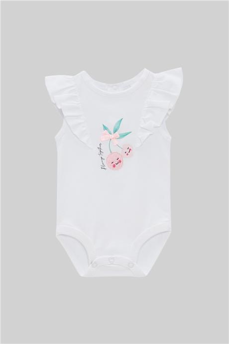Layette Kız Bebek Beyaz Body