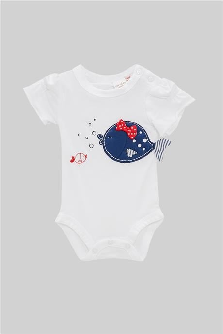 Layette Kız Bebek Beyaz Body