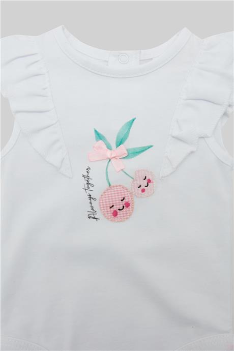 Layette Kız Bebek Beyaz Body
