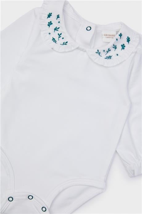 Layette Kız Bebek Beyaz Body