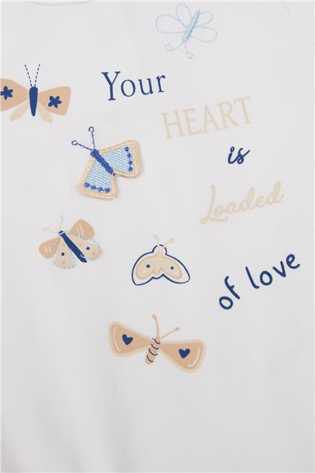 Layette Kız Bebek Beyaz Body