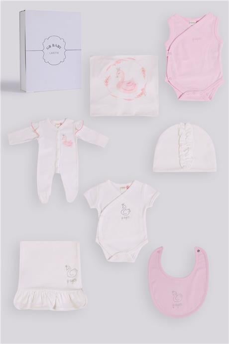 Layette Kız Bebek Beyaz Hastane ÇıkışıLayette Kız Bebek Beyaz Hastane Çıkışı