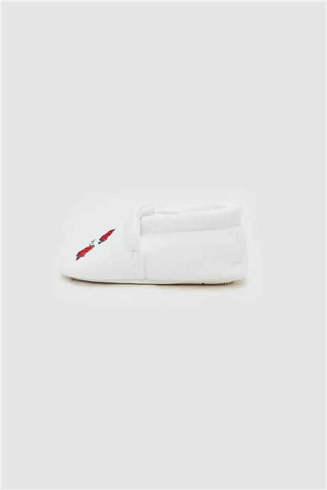 Layette Kız Bebek Beyaz Patik