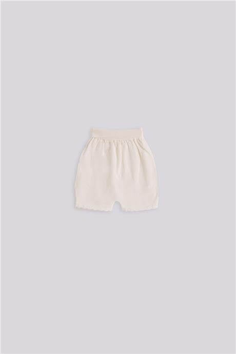 Layette Kız Bebek Beyaz Şort TakımLayette Kız Bebek Beyaz Şort Takım