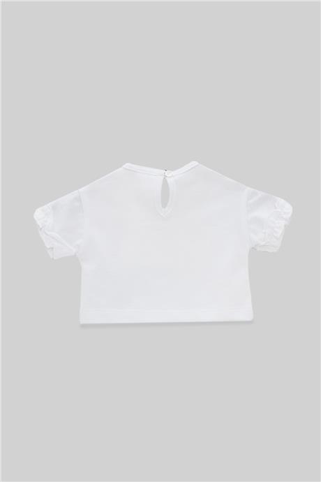 Layette Kız Bebek Beyaz T-Shirt