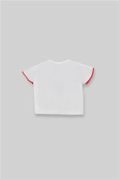 Layette Kız Bebek Beyaz T-Shirt