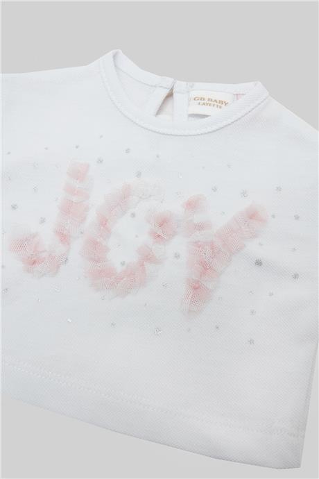 Layette Kız Bebek Beyaz T-Shirt