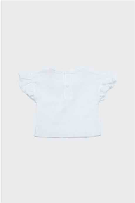 Layette Kız Bebek Beyaz Tshirt